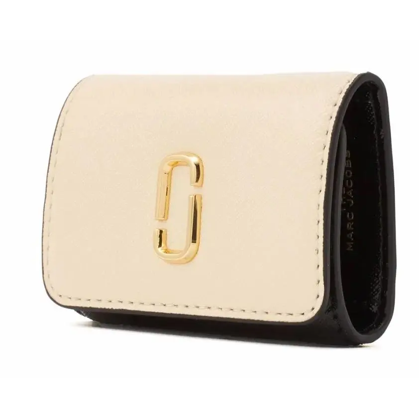 Marc Jacobs Double J Logo Key Case Cloud White