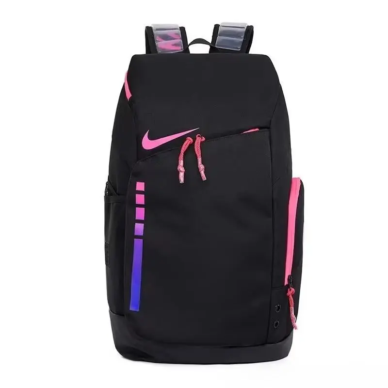 Unisex Hoops Elite Backpack For Sport and Travelling - Multiple Colors Black Pink by Nike