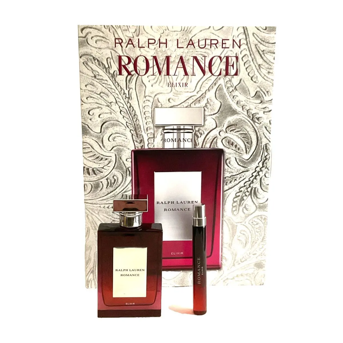 Ralph Lauren Romance Elixir Perfume Spray 2 Piece Set 2.4 oz + 0.34 oz