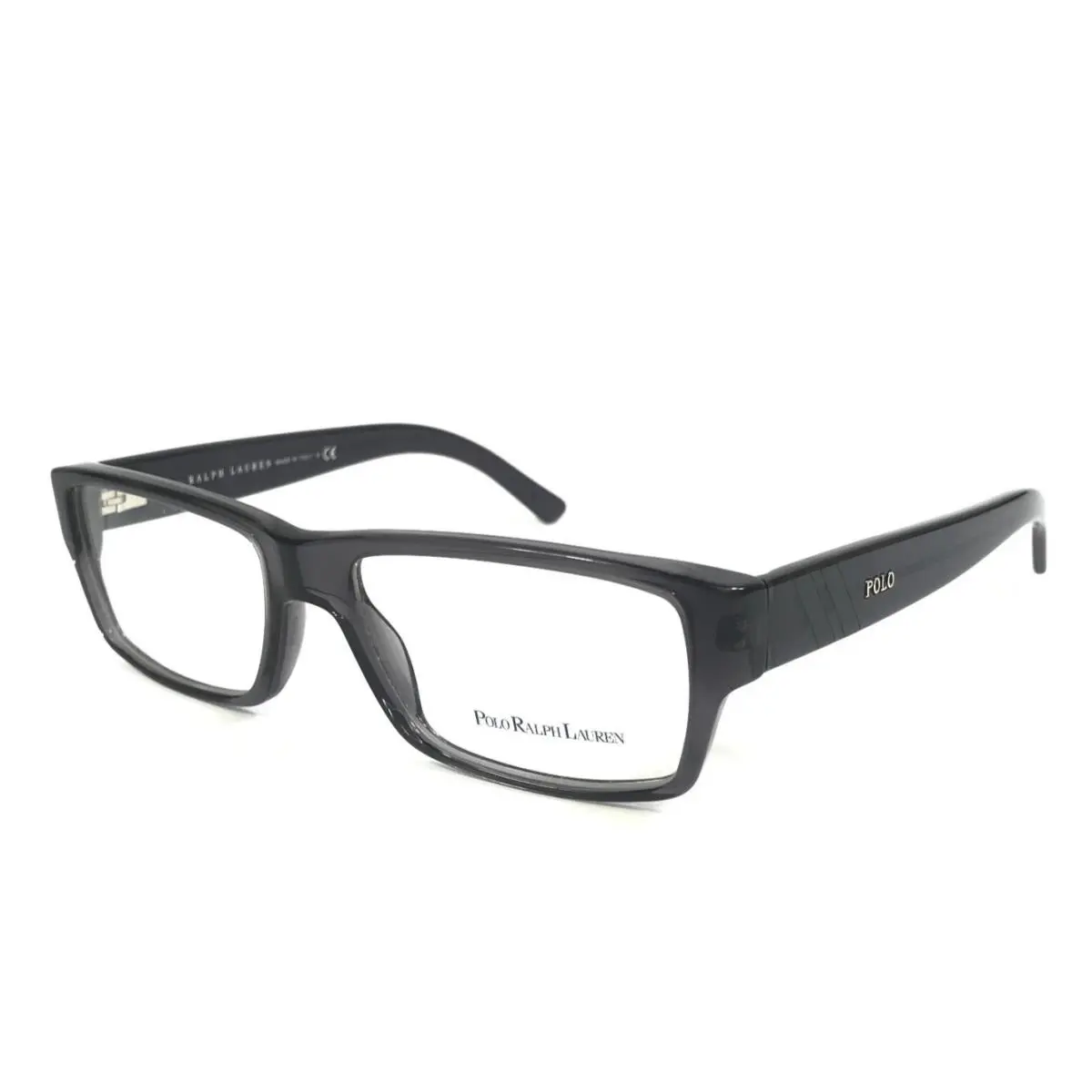 Polo Ralph Lauren Eyeglasses Frames PH2085 5195 Dark Gray Transparent 52-16-140