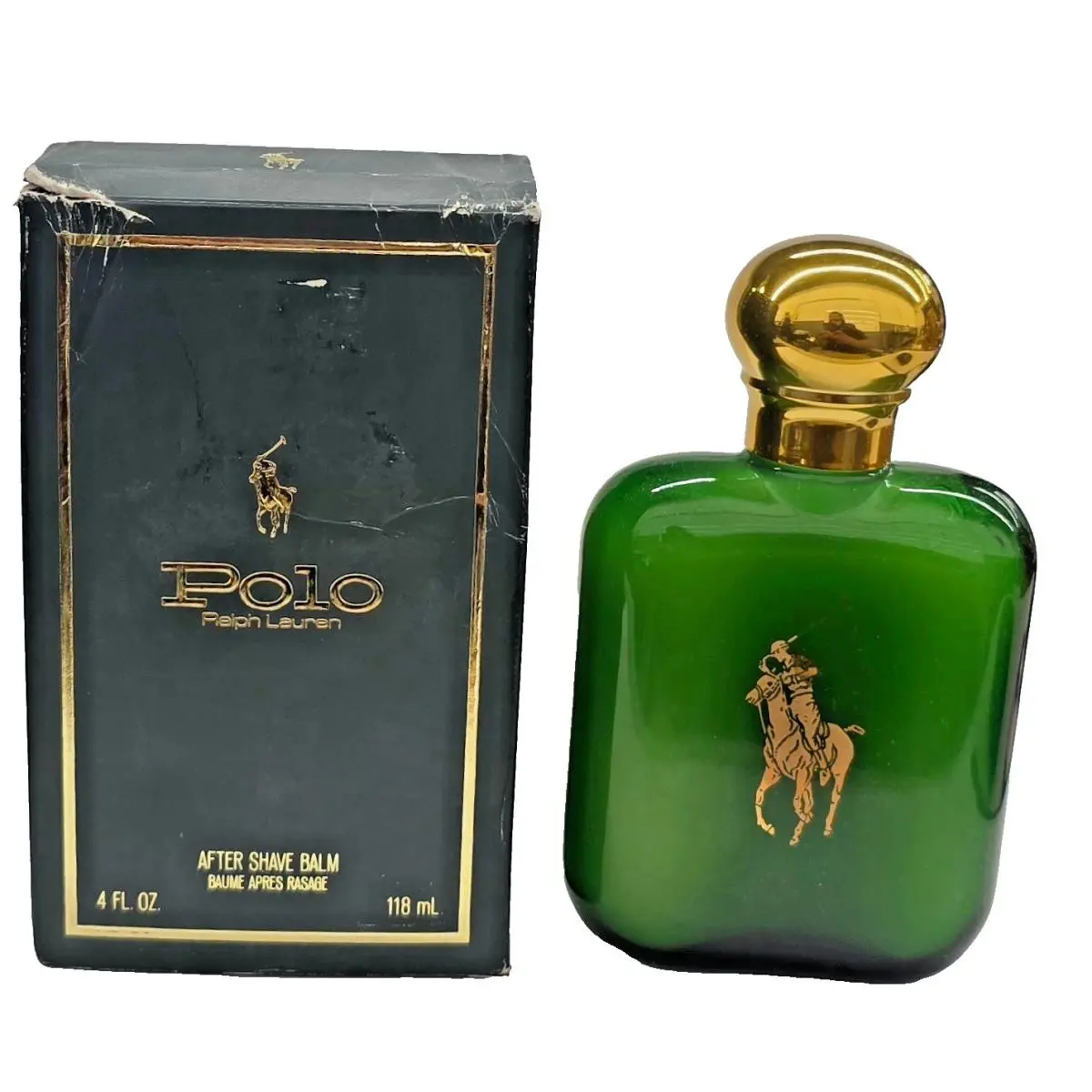 Damage Box Polo Ralph Lauren Polo After Shave Balm 4 fl oz/118 ml