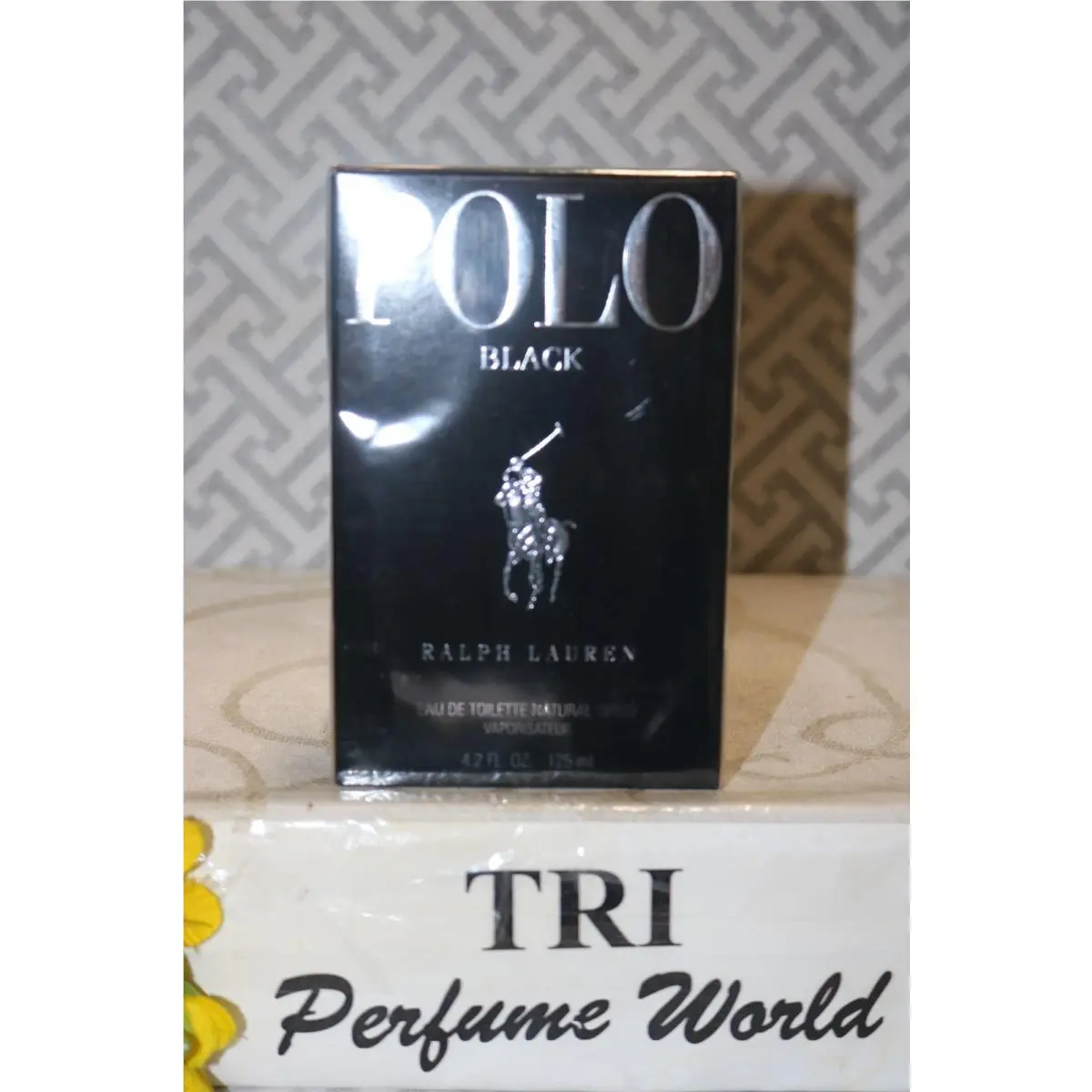 Polo Black  Eau de Toilette Men Spray 4.2 Fl. Oz. Vintage by Ralph Lauren