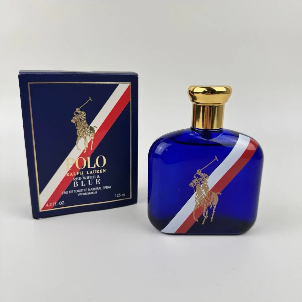 Polo Red White Blue For Men by Ralph Lauren 4.2 oz / 125 ML Edt Spray