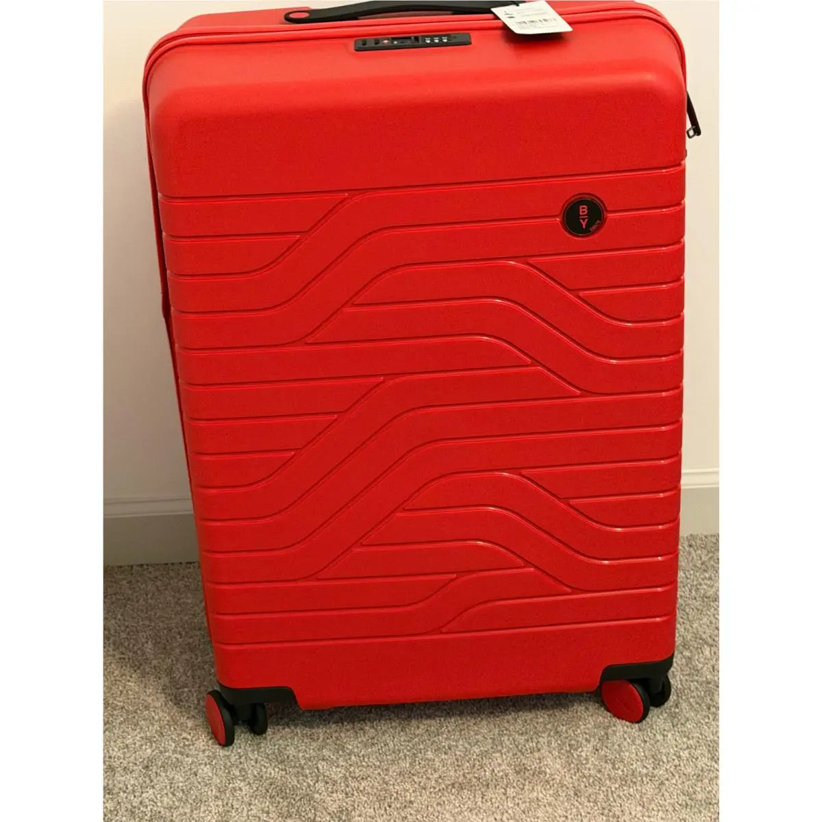 Bric`s Bric`s Large Red Hardshell Luggage Spinner Tsa Lock Expandable Suitcase by Bric's