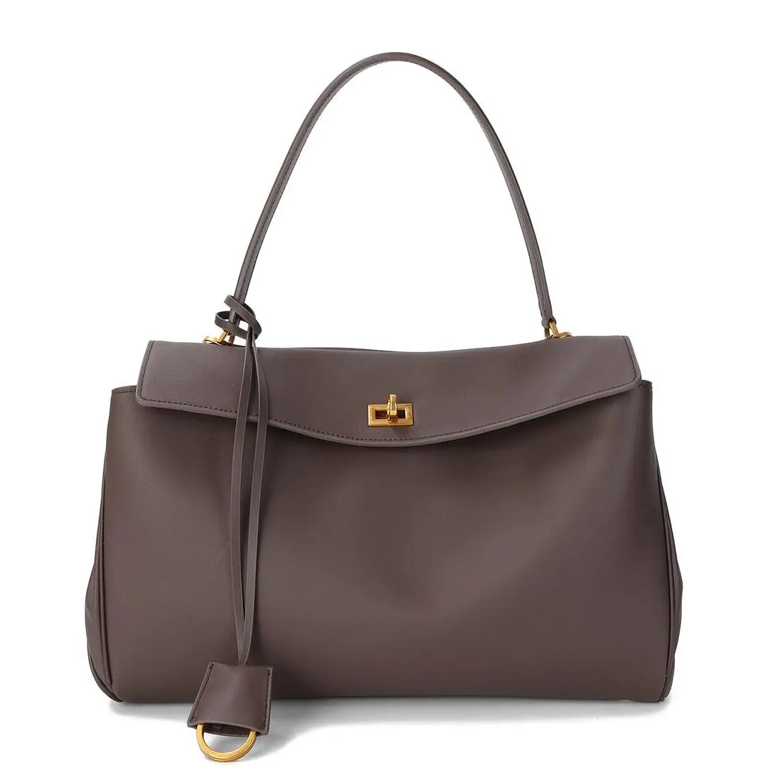 Tiffany Fred Paris Large Smooth Leather Tote Women`s Brown by Tiffany & Co.