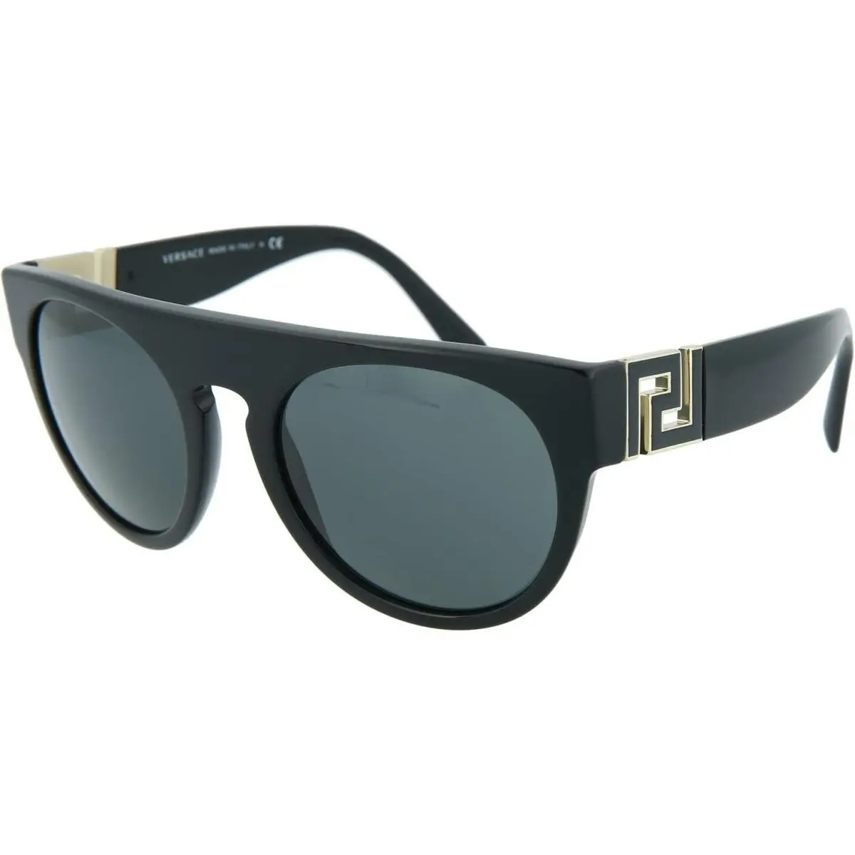 VE4333 GB1/87 55mm Pilot Sunglasses Black / Grey Lens by Versace