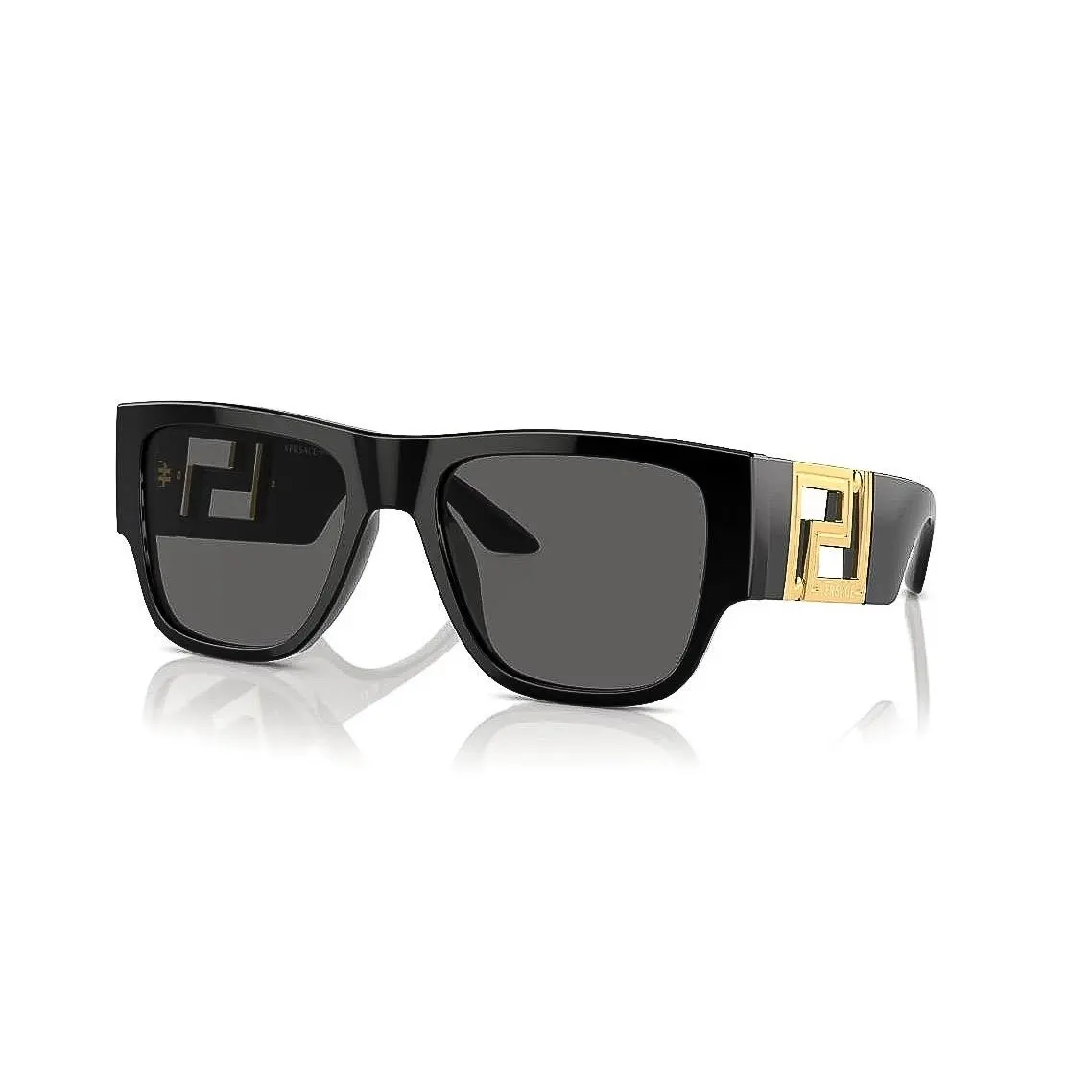 Sunglasses Polished Black Gold Logo VE 4403 GB1/87 with Case by Versace