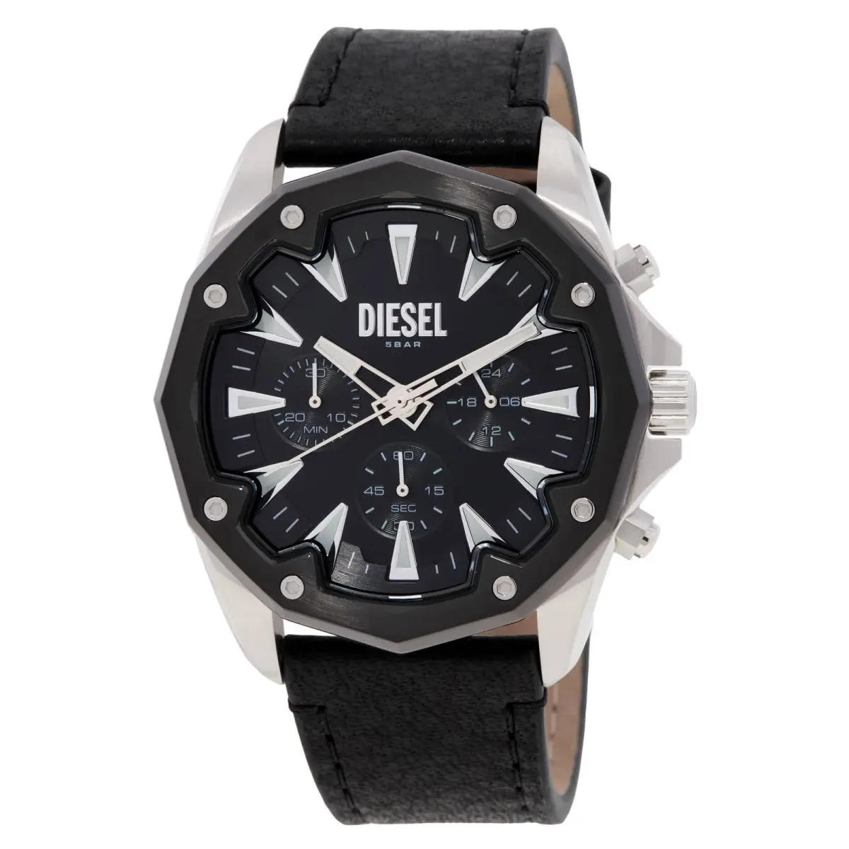 Diesel Stinger Chronograph Quartz Black Dial Men`s Watch DZ4710