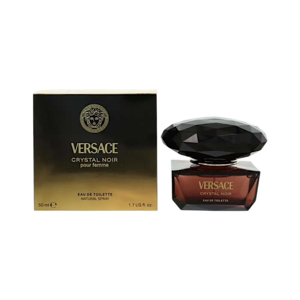 Crystal Noir by Versace Box For Women 1.7 Oz Eau De Toilette Spray