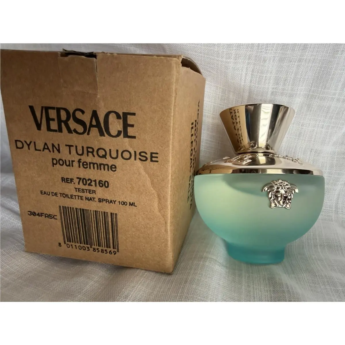 Versace Per Femme Dylan Turquoise Eu De Toilette Woman’s 100ml 3.4oz Tester Box