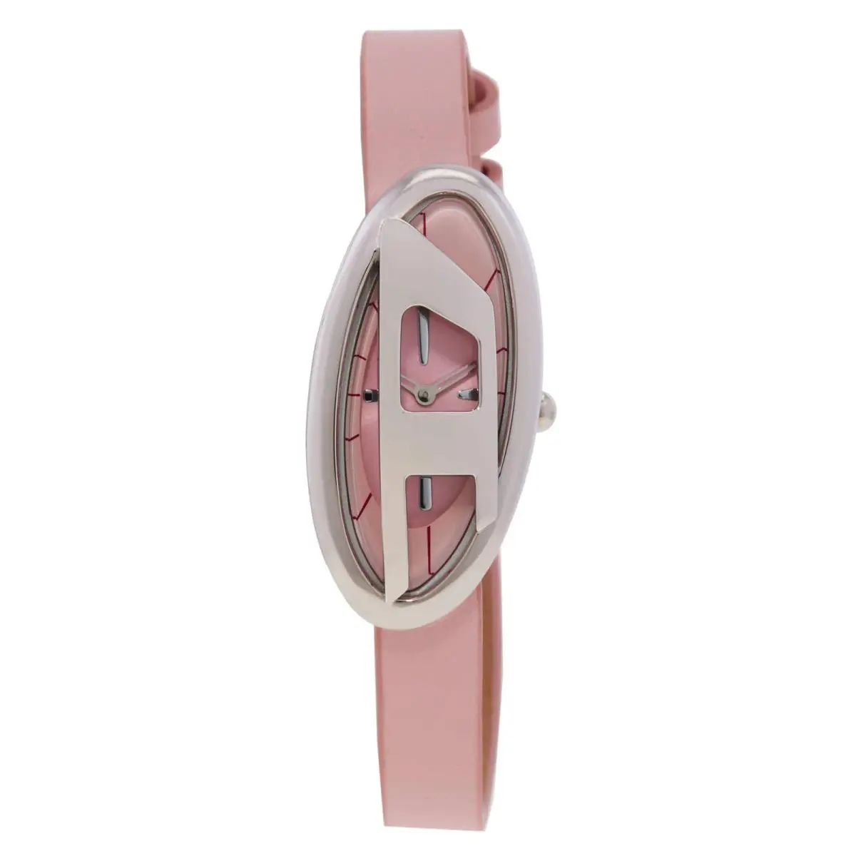 Diesel D-era Quartz Pink Dial Ladies Watch DZ5621