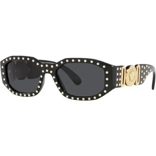 Versace Sunglasses VE4361 539787 Black Frame / Gray Lens 53mm Geometric Medusa