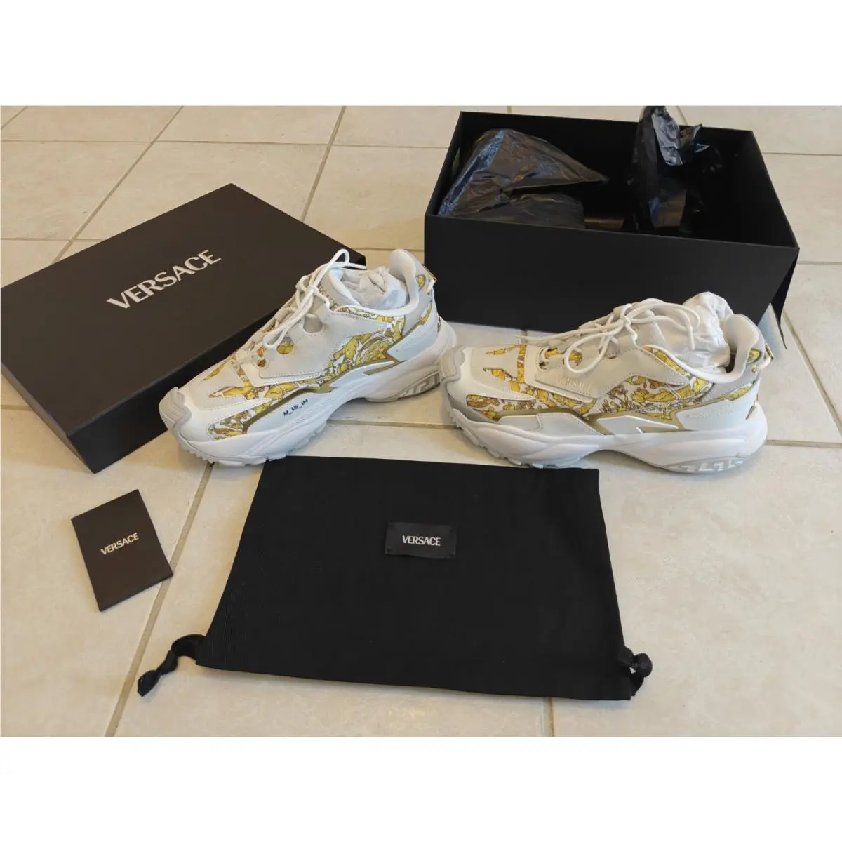 Versace shoes - Versace Mercury M_VS_01 Sneaker - Mercury Sneaker - 1016874-1A11861-1W000 - White 11