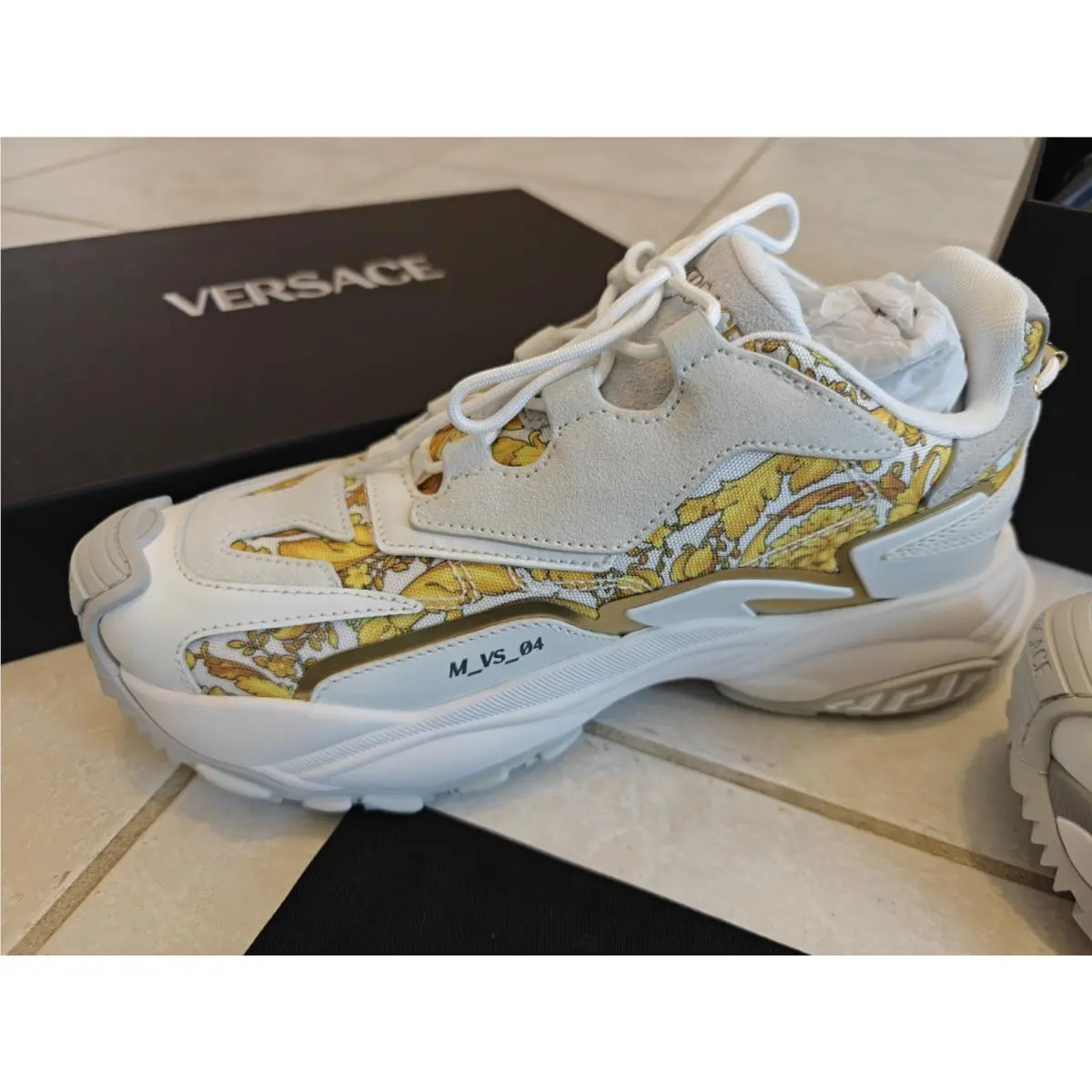 Versace shoes - Versace Mercury M_VS_01 Sneaker - Mercury Sneaker - 1016874-1A11861-1W000 - White 8