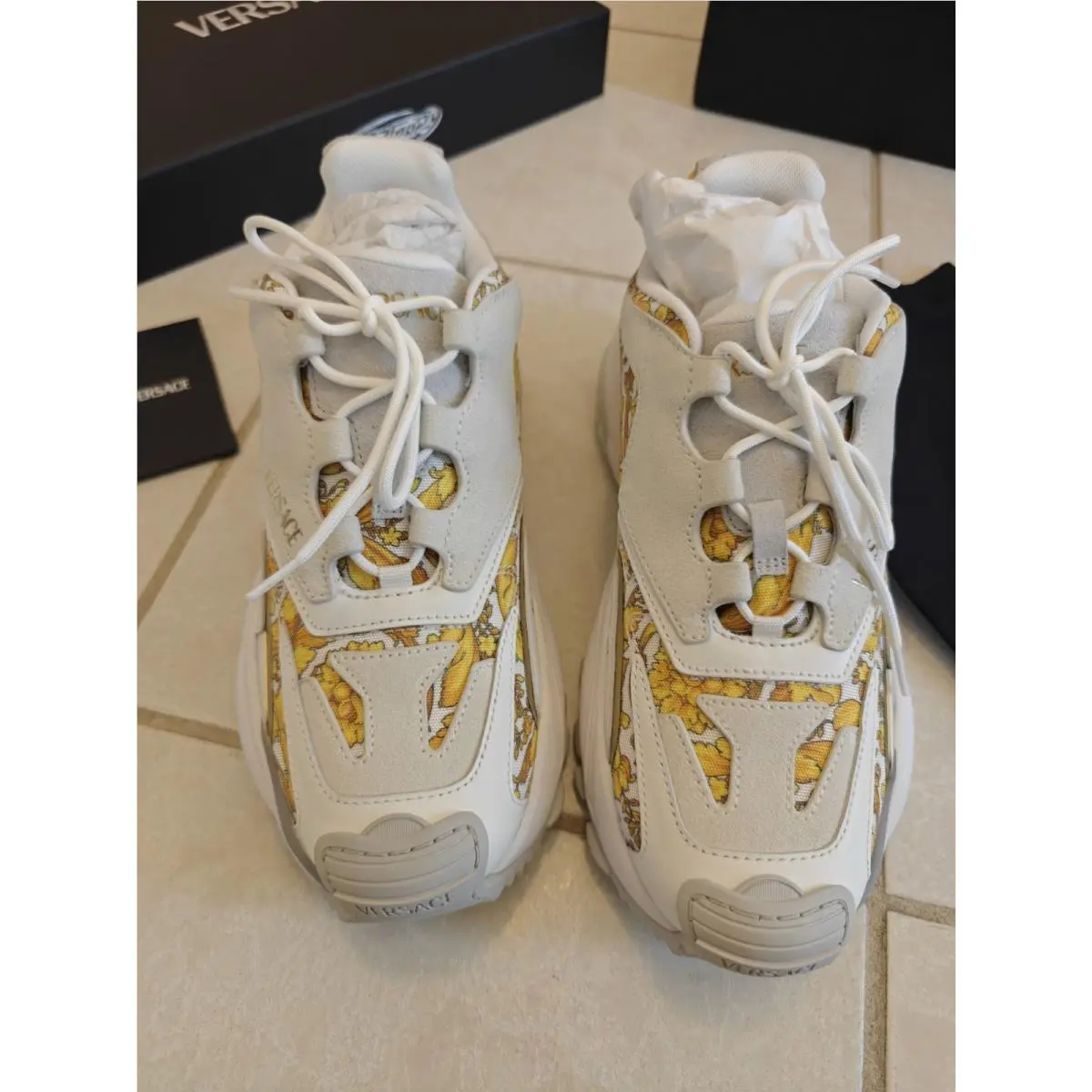 Versace shoes - Versace Mercury M_VS_01 Sneaker - Mercury Sneaker - 1016874-1A11861-1W000 - White 5