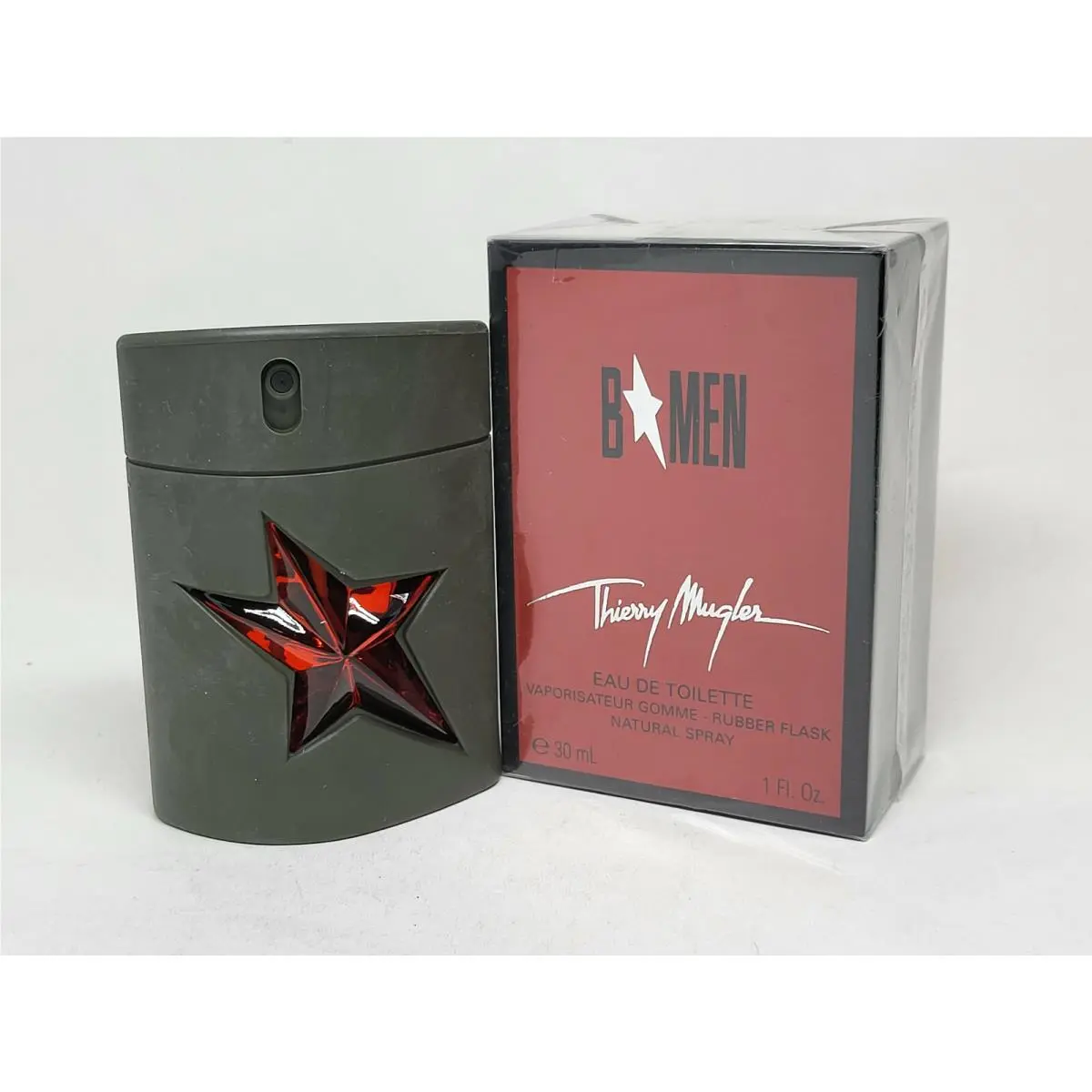 B Men by Thierry  1.0 oz 30ml Eau De Toilette Spray For Men Rare by Mugler