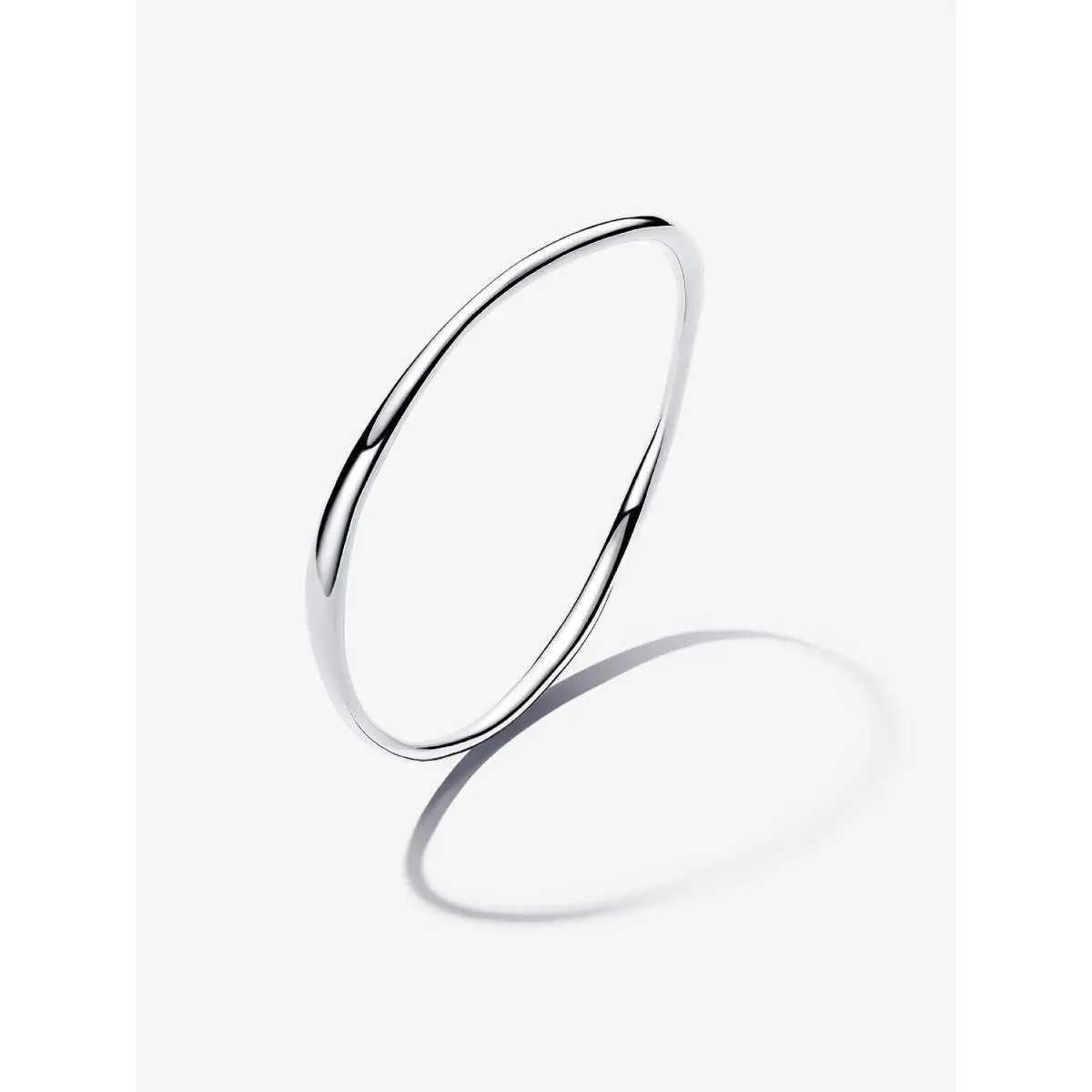 Pandora Organically Shaped Bangle Sterling Silver-593317C00-2