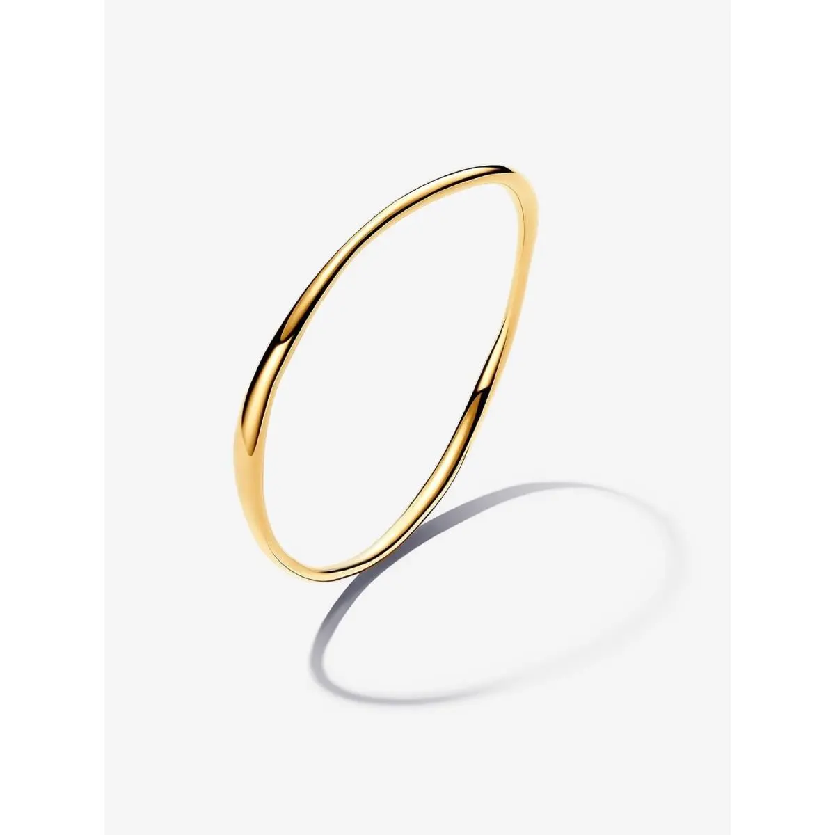 Pandora Organically Shaped Bangle Gold-Plated-563317C00-2