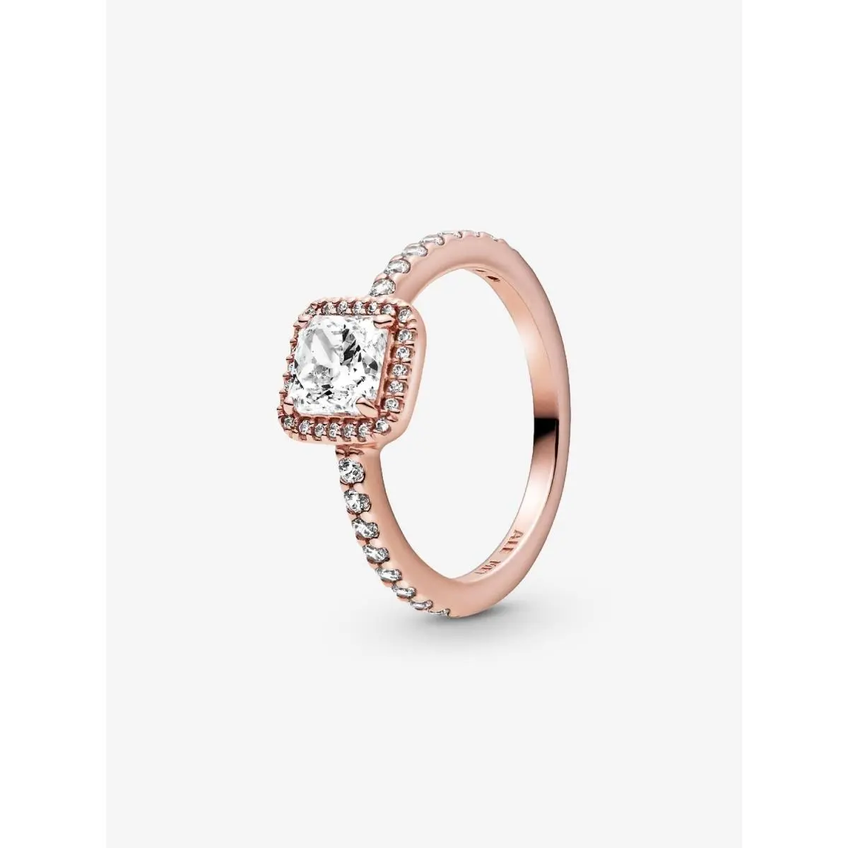 Pandora Square Sparkle Halo Ring-188862C01-58