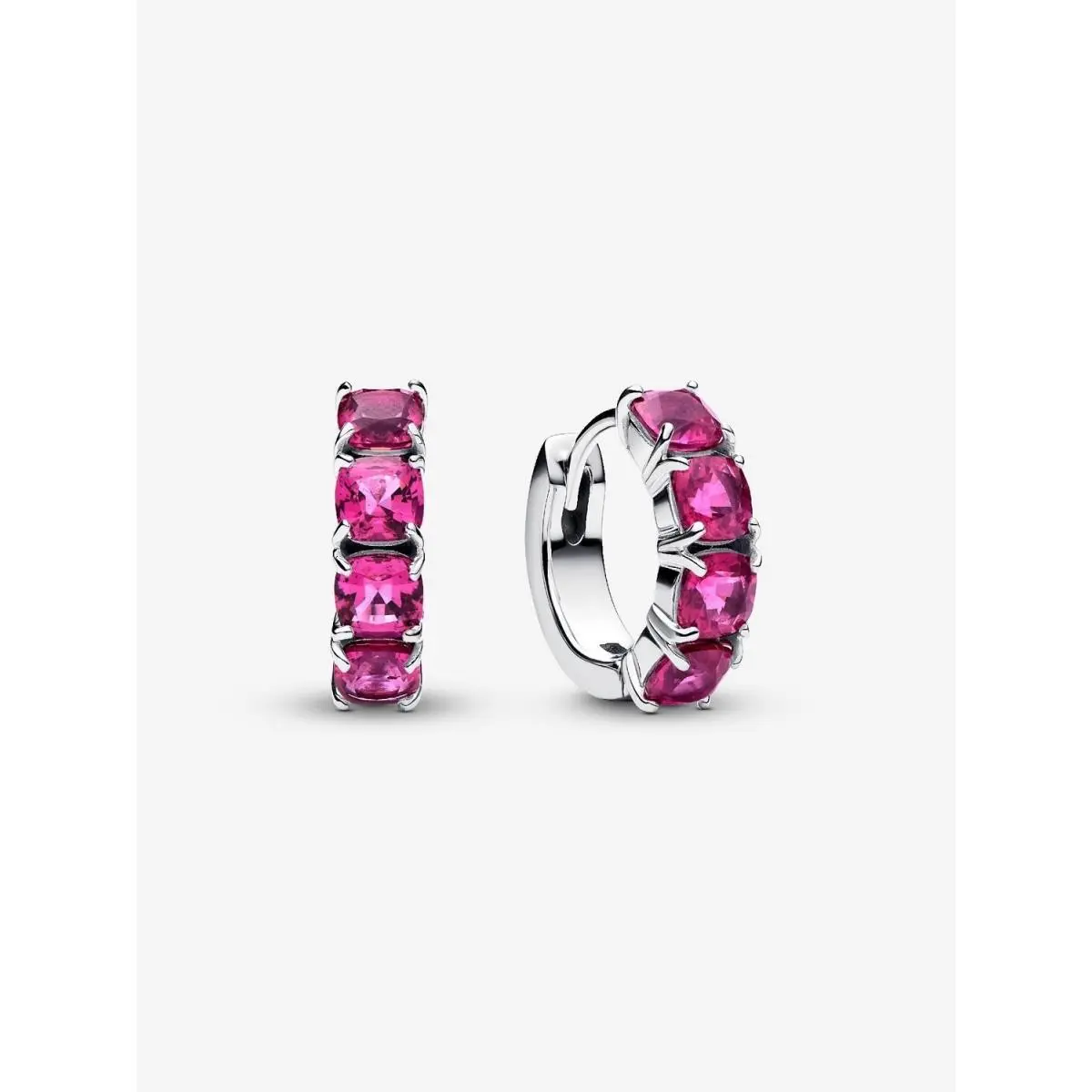 Hoop Earrings-293851C01 293851C02 Pink - 293851C02 by Pandora