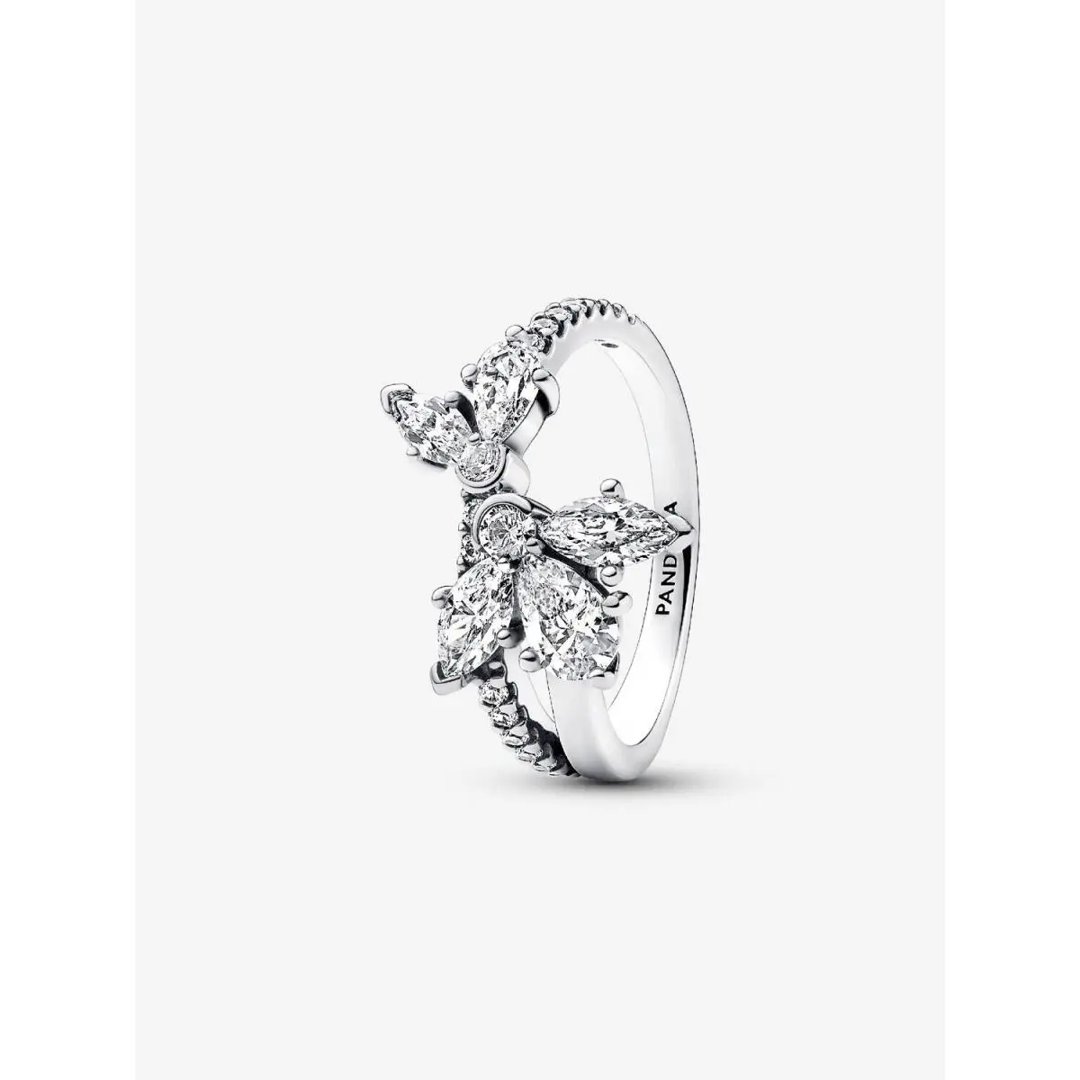 Sparkling Asymmetrical Herbarium Cluster Ring-193023C01 by Pandora