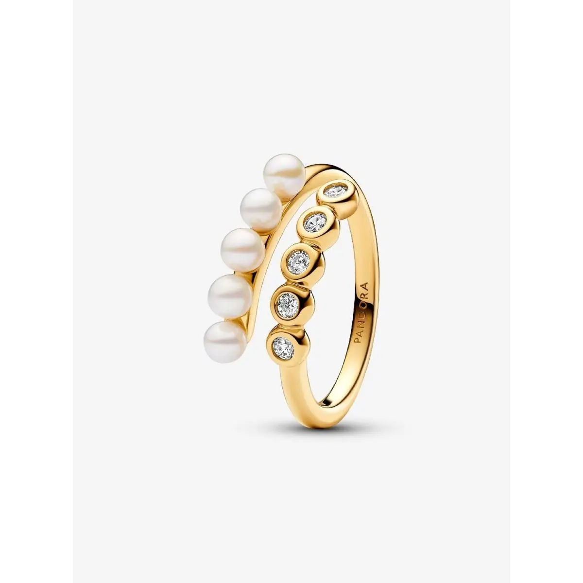 Freshwater Cultured Pearls Stones Open Ring-163146C01 by Pandora