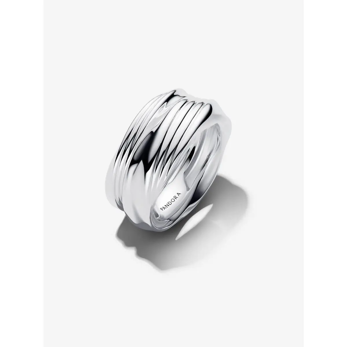 Twisted Double Ring Sterling silver-193890C00 by Pandora