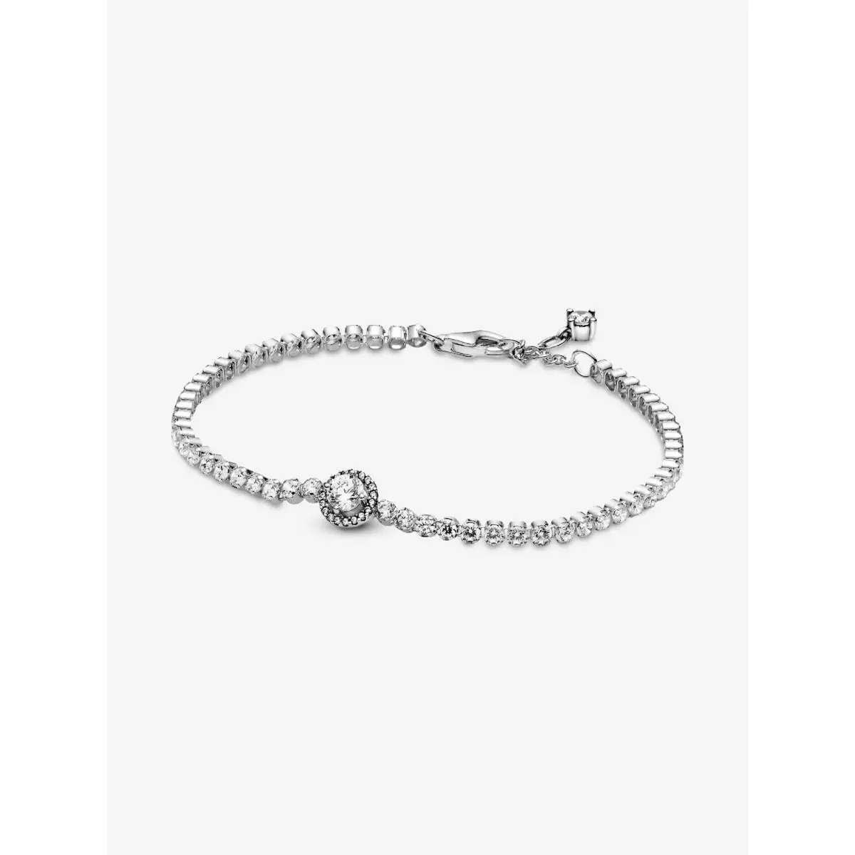 Pandora Sparkling Halo Tennis Bracelet-599416C01