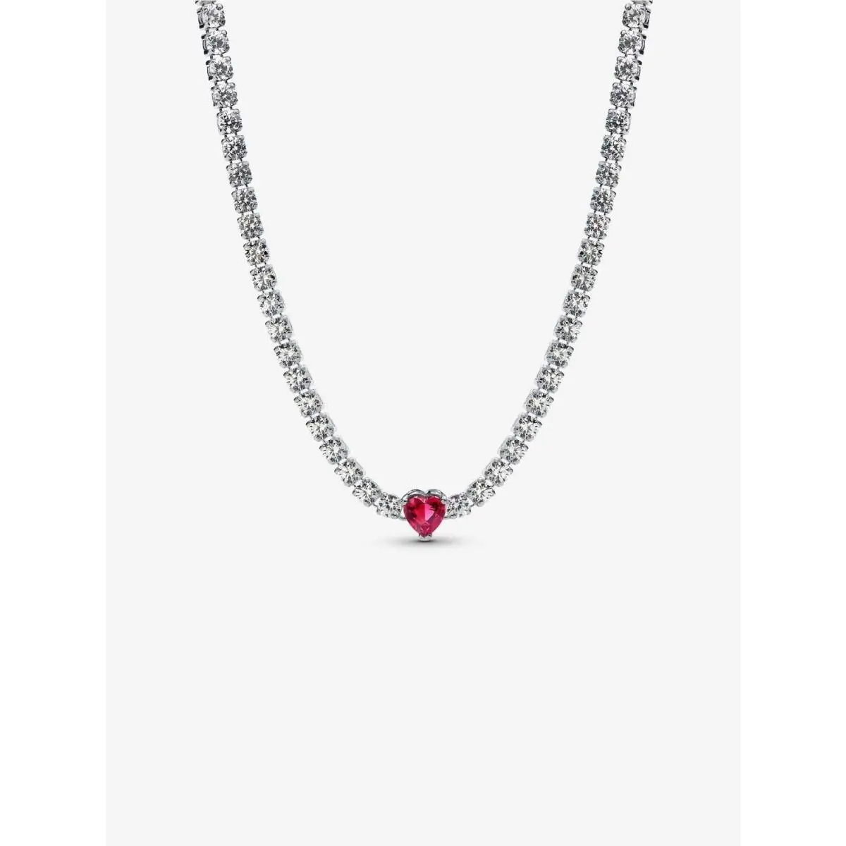 Pandora Halo Heart Choker- 393549C01-40