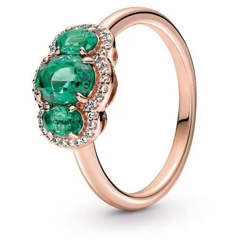 Three Stone Vintage Ring-180057C01 with Gift Box by Pandora