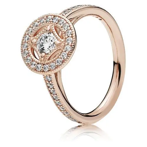 Rose Vintage Allure Ring Clear Zirconia - 181006CZ-48 by Pandora