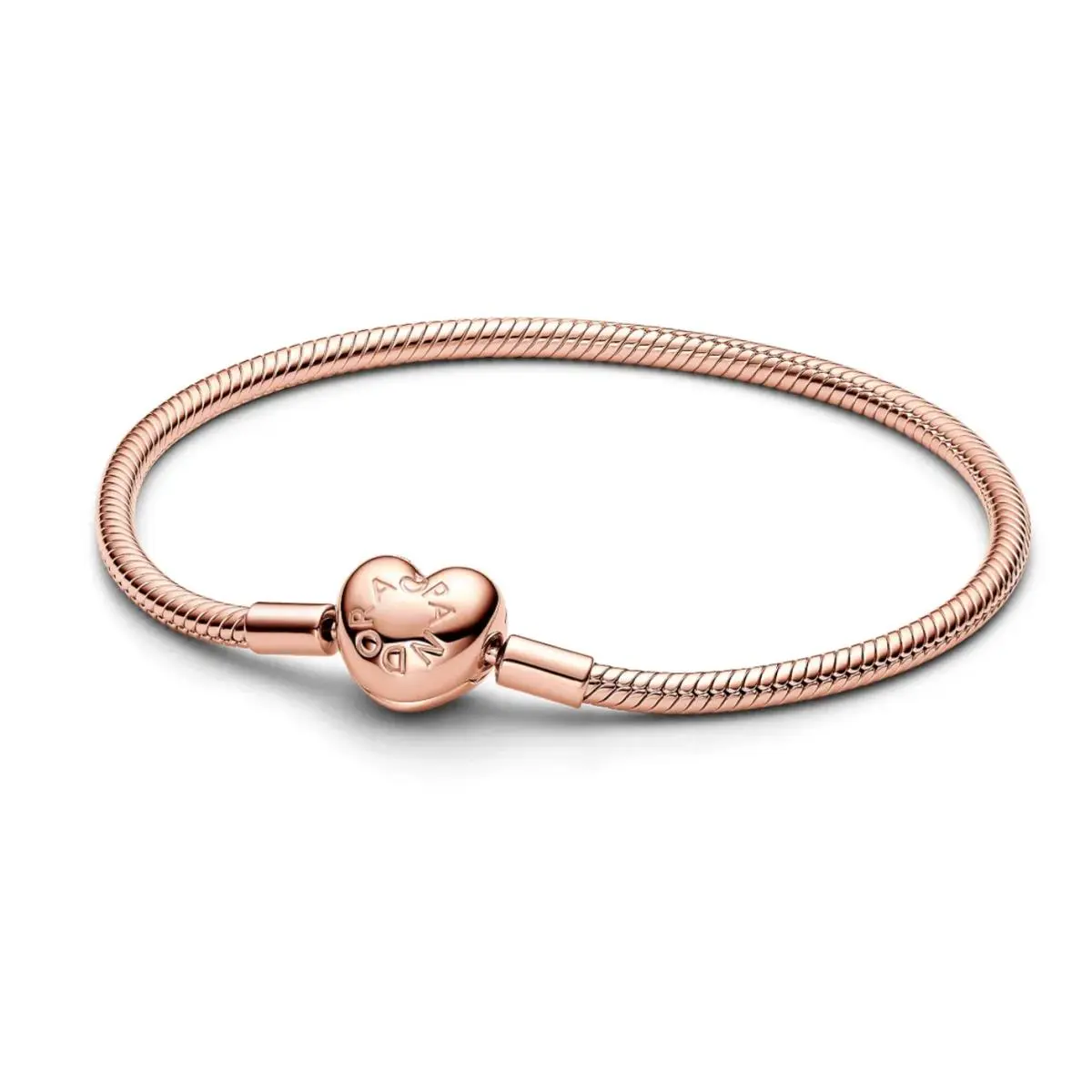 Pandora Moments Heart Clasp Snake Chain Bracelet - 583050C00