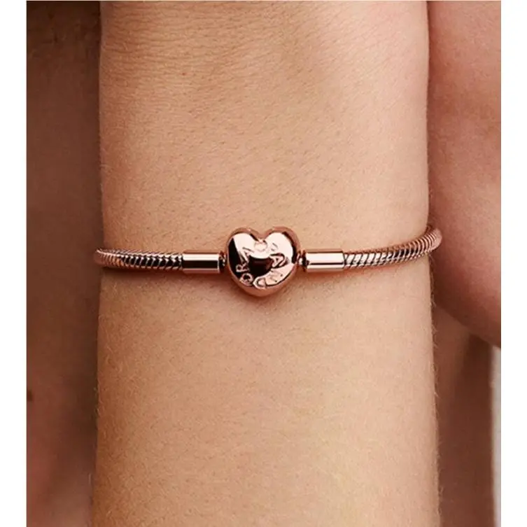 Pandora jewelry - 583050C00 - Silver, Main Stone: Rose Gold Color