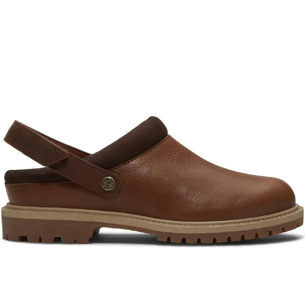 Women`s Timberland Premium Clog Shoe Rust Full Grain TB0A2PSB EM6