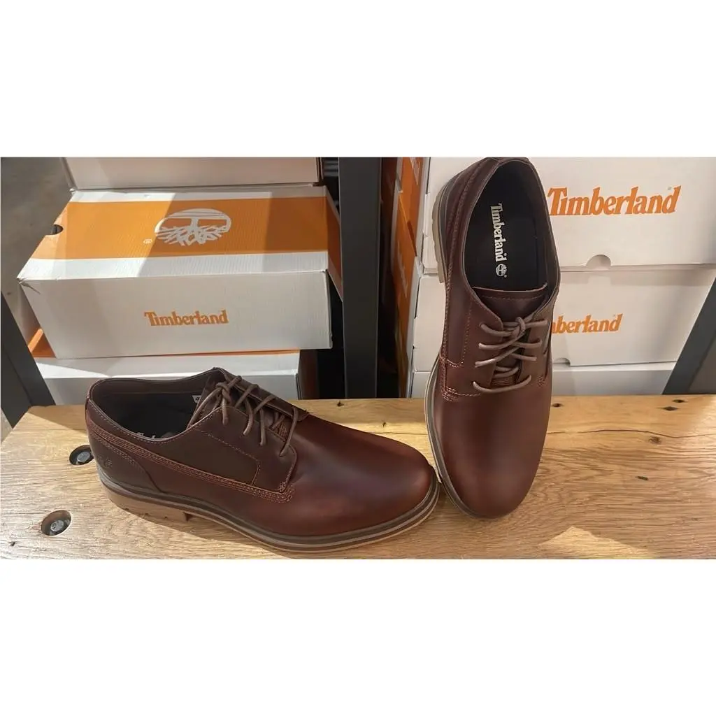 Timberland Men`s Hommes Weatherbucks Eesntl Lace UP Shoe Rust A2Q7G-EM6 All Size