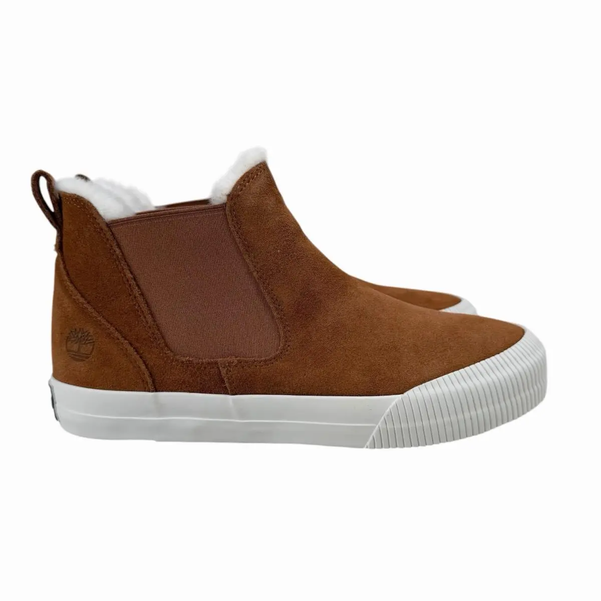 Timberland Skyla Bay 2.0 Mid Warm Lined Rust Suede Shoes Women`s Size 10 M