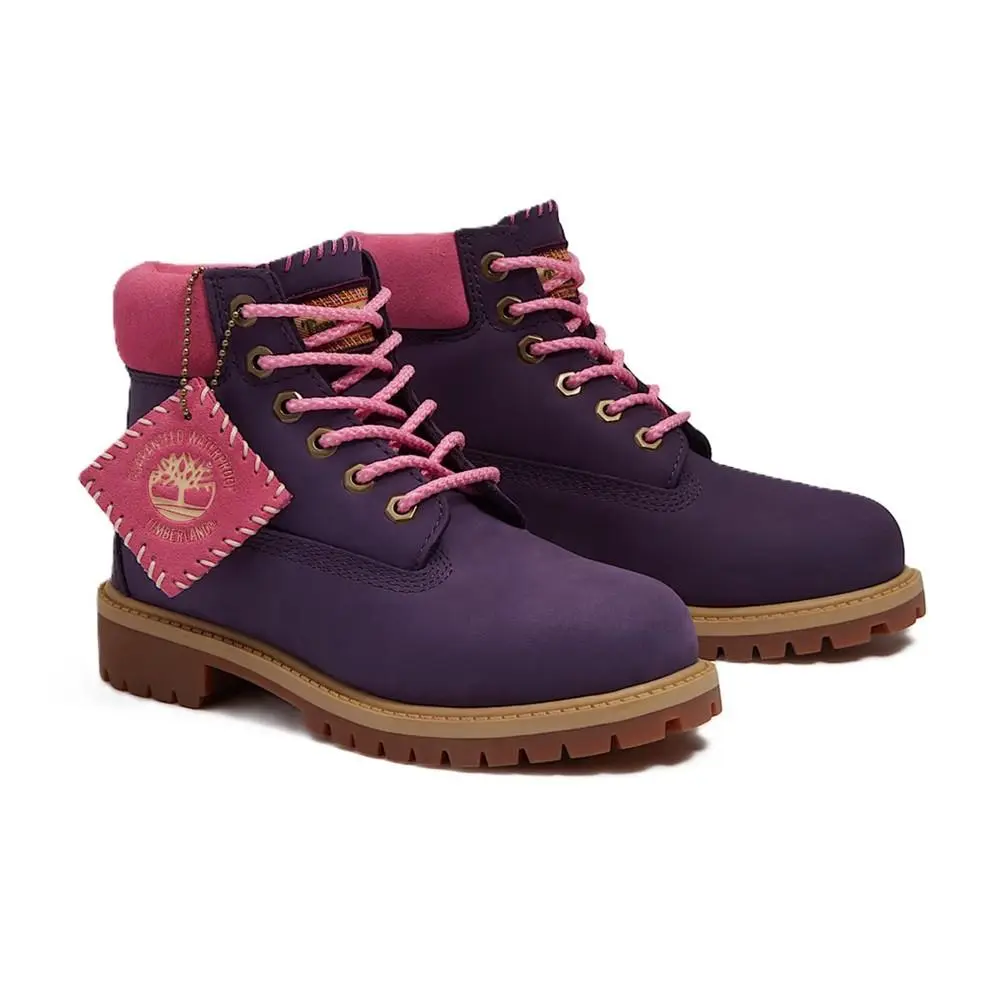 Timberland shoes - TB0A6BET AFP - AFP - TB0A6BET AFP - Dk Purple Nubuck W LtPink 6