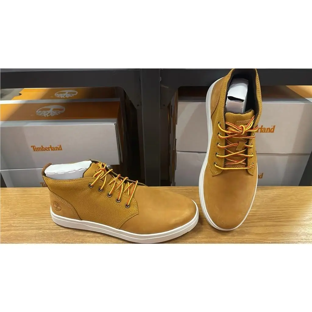 Timberland Men`s Davis Square Mid Lace Sneaker Wheat 1A10I3-231 All Sizes
