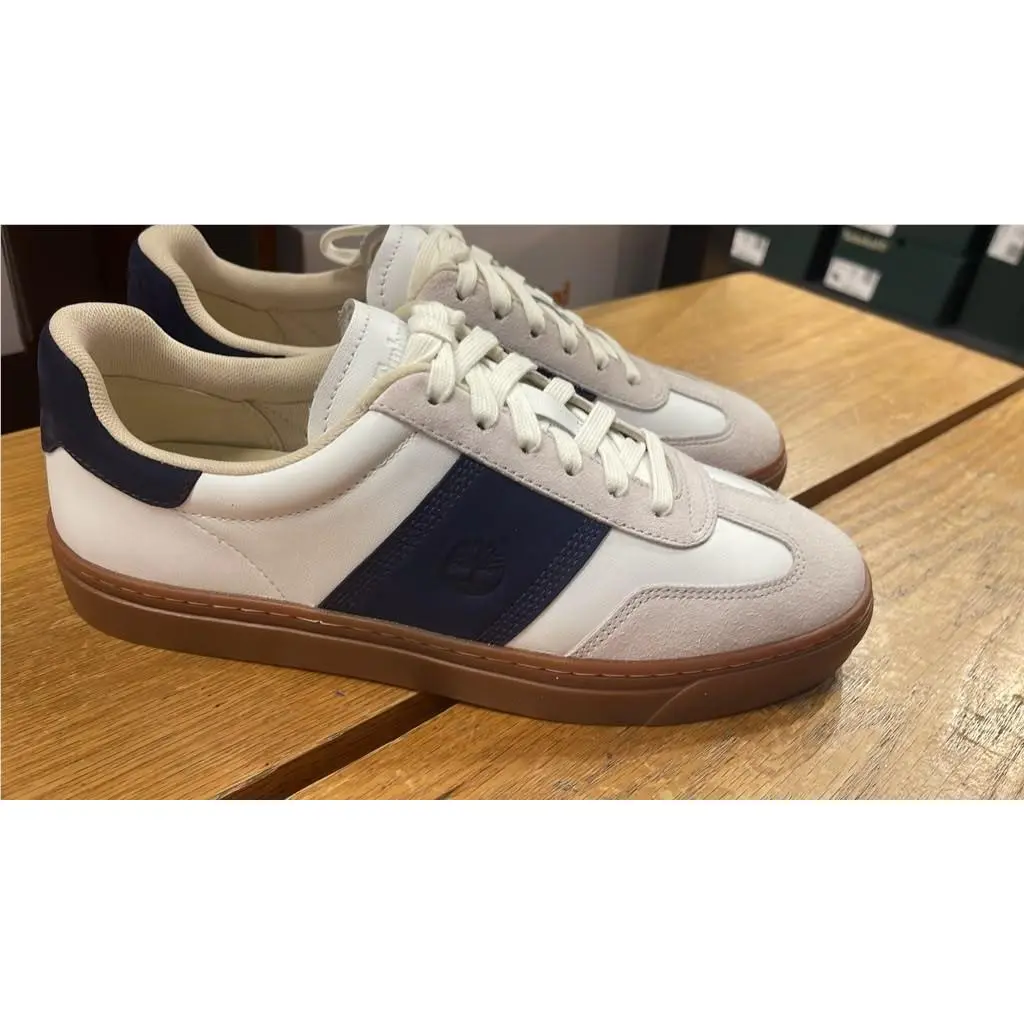 Timberland shoes - LISBON STREET - LISBON STREET - A43GG-AFY - WHITE FULL GRAIN W DK BLUE 3