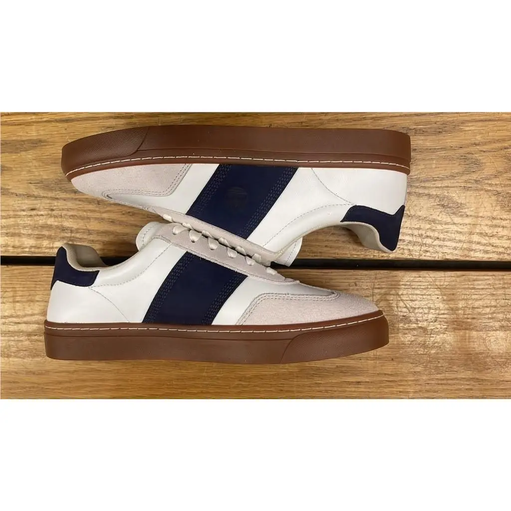 Timberland shoes - LISBON STREET - LISBON STREET - A43GG-AFY - WHITE FULL GRAIN W DK BLUE 4