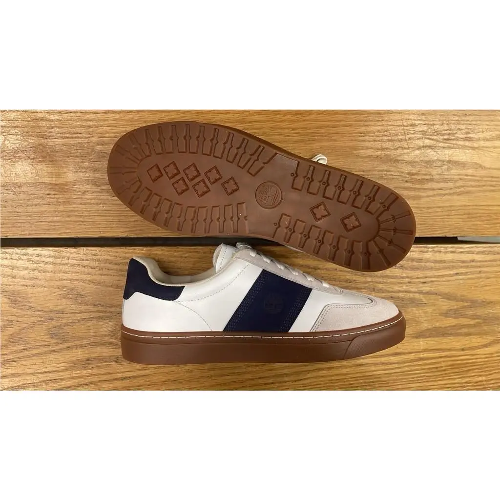 Timberland shoes - LISBON STREET - LISBON STREET - A43GG-AFY - WHITE FULL GRAIN W DK BLUE 5