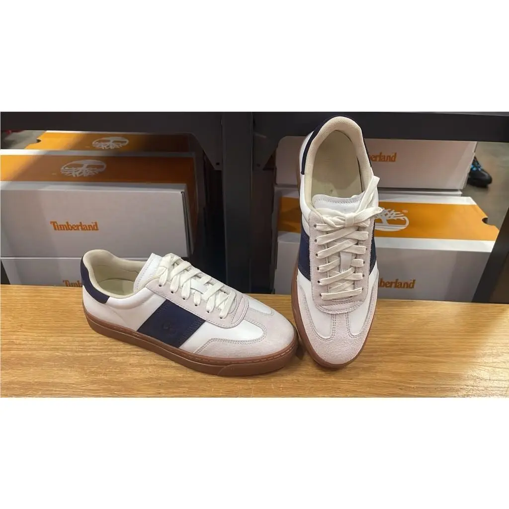 Timberland shoes - LISBON STREET - LISBON STREET - A43GG-AFY - WHITE FULL GRAIN W DK BLUE 10