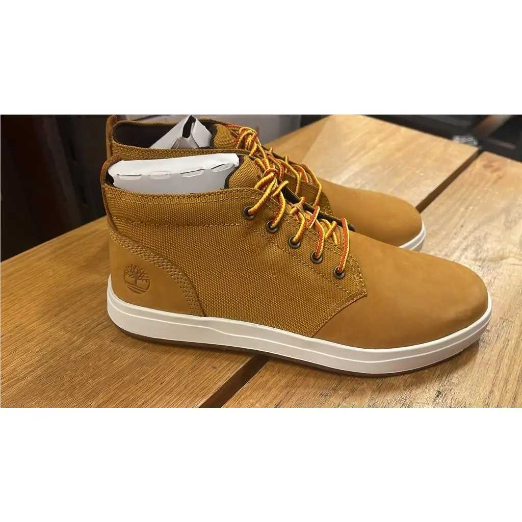 Timberland Men`s Davis Square Mid Lace Sneaker Wheat 1A10I3-231 All Sizes