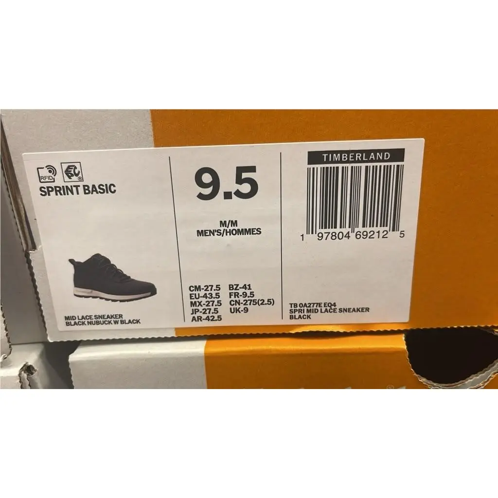 Timberland shoes - MID LACE - MID LACE - Black Nubuck 22