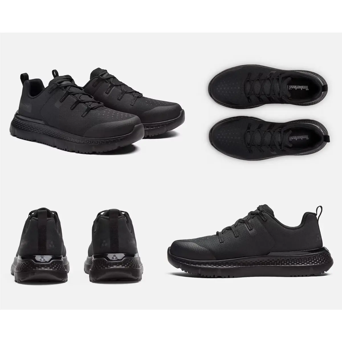 Timberland Pro® Men`s Intercept Steel Toe Black Work Sneaker Size 10 Wide