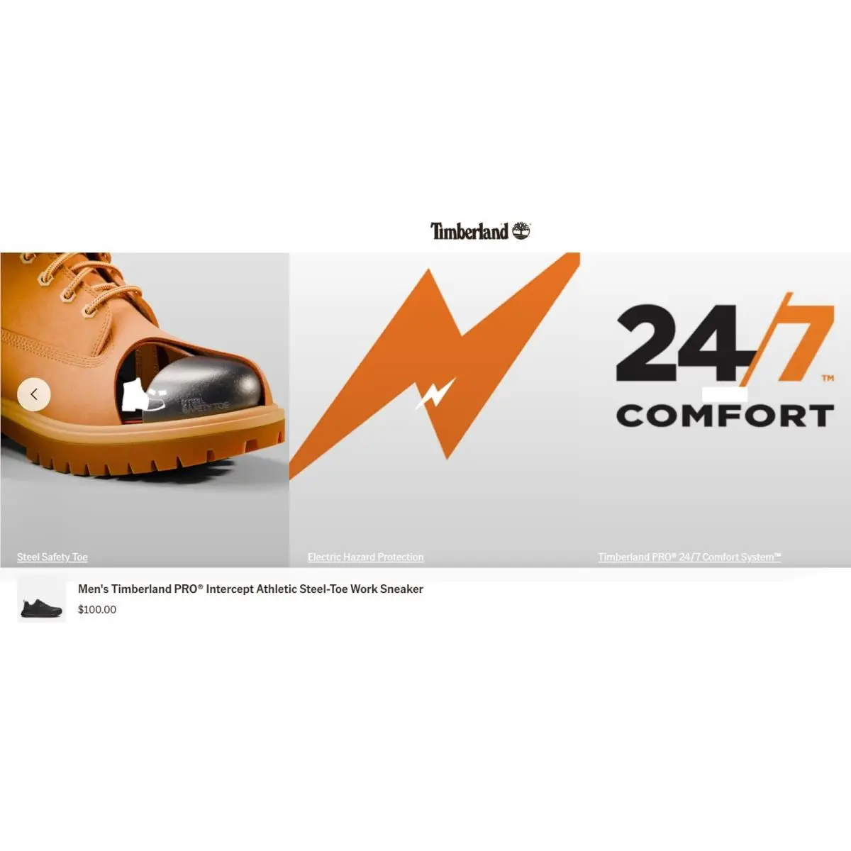 Timberland shoes - Timberland Pro® Intercept Steel Toe - A5ZNY - Black (UPC: 194115987124) 9