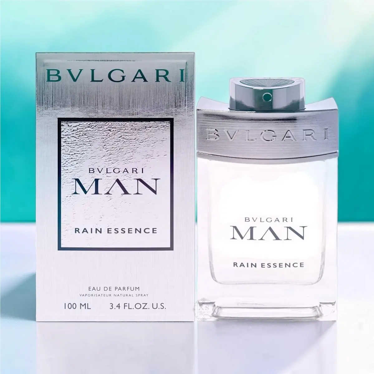 Man Rain Essence Eau de Parfum 3.4 oz 100 ml Spray by Bvlgari