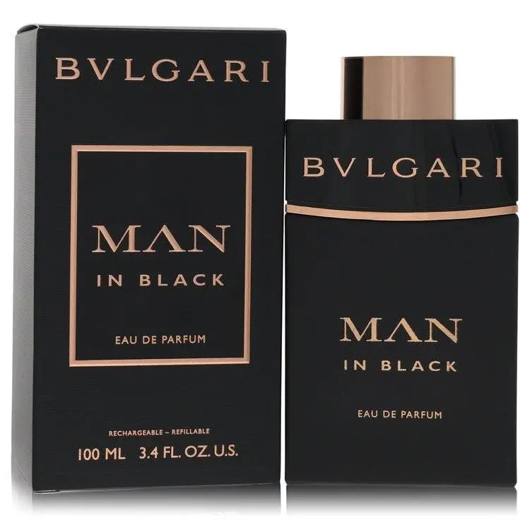 Man In Black Edp Refillable Spray 3.4 oz 100 ml Men`s Perfume Bottle by Bvlgari
