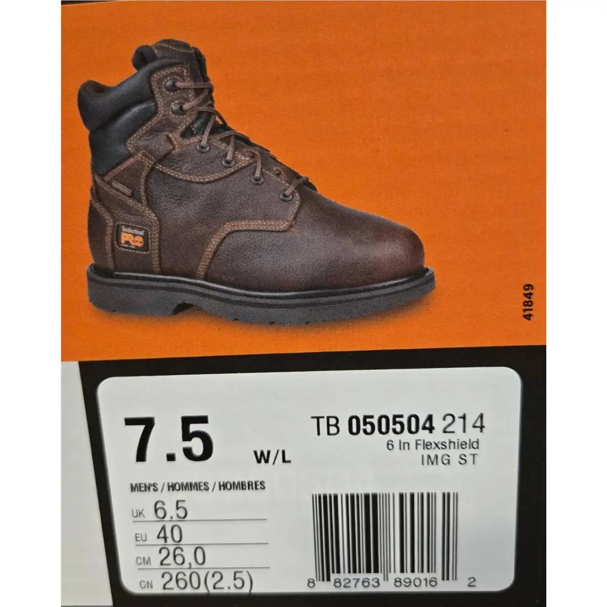 Timberland shoes - TB050504214 - TB050504214 - Burgundy (UPC: 882763890162) 6