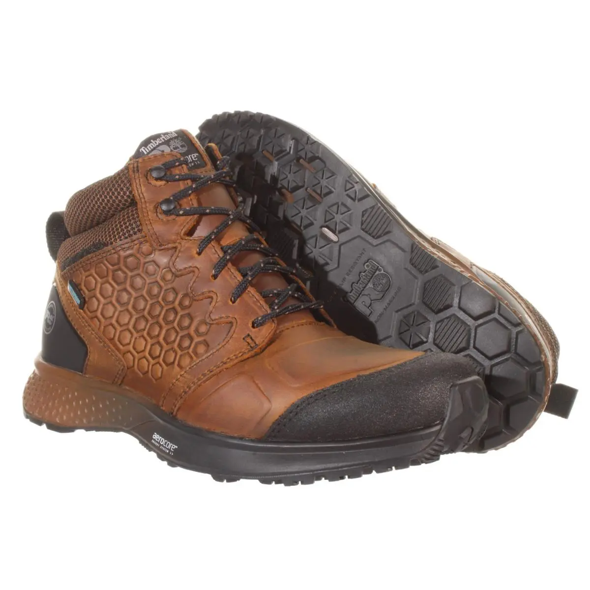 Timberland shoes - Timberland Pro® Reaxion Soft Toe Waterproof - A27BG - Brown, Black (UPC: 197064870936) 9